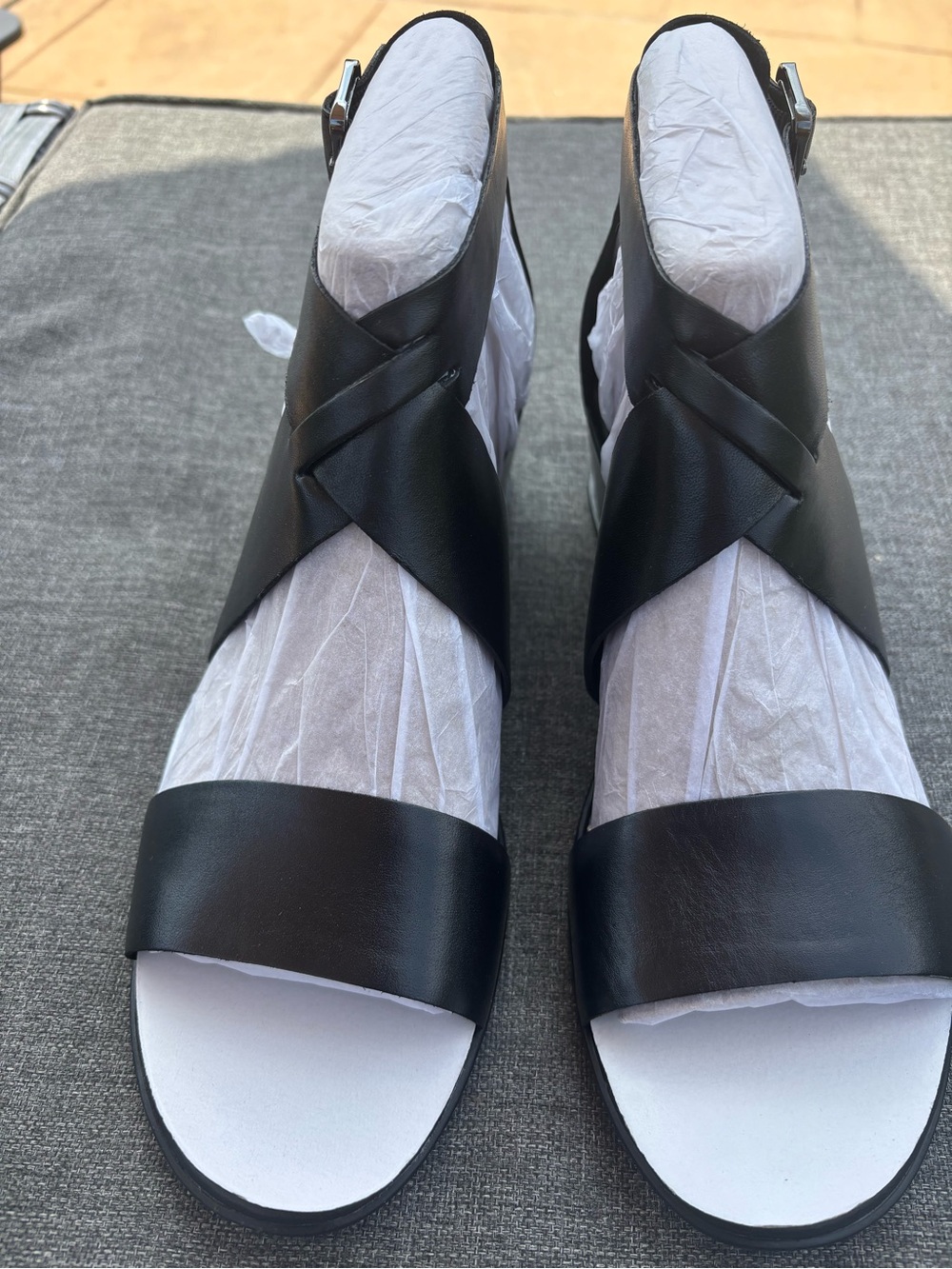 New Ecco Strappy Wedge Sandals - Picture 2 of 6